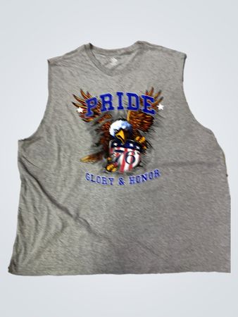 Feiern! Patriotisches "Pride Glory & Honor" Ärmelloses T-Shirt