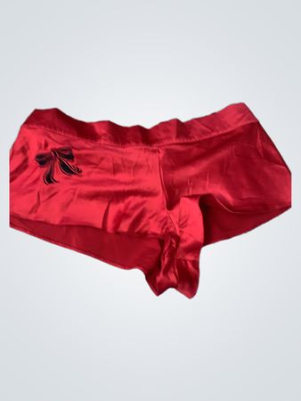 Ann Summers Red Satin Sleep Shorts