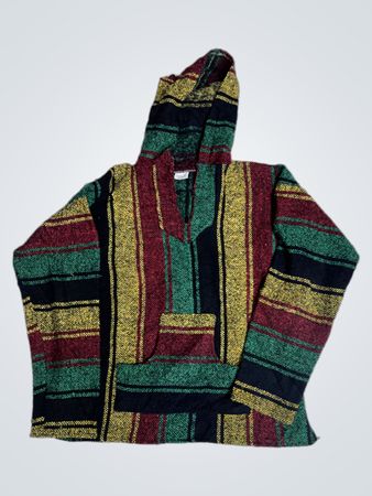 Gestreifter Baja Hoodie