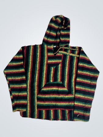 Gestreifter Kapuzenpullover