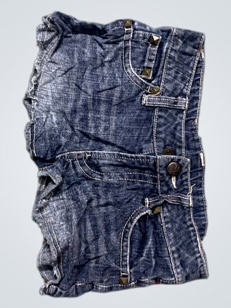 Corleone Style Denim-Overall mit Union Jack Taschen