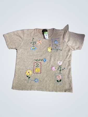Salon Studio Damen Kurzarmpullover