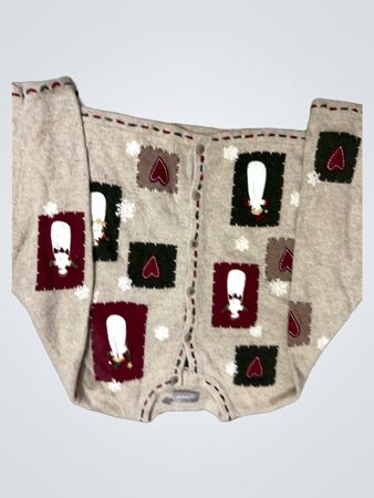 Croft & Barrow Petite Schneemann Fair Isle Pullover