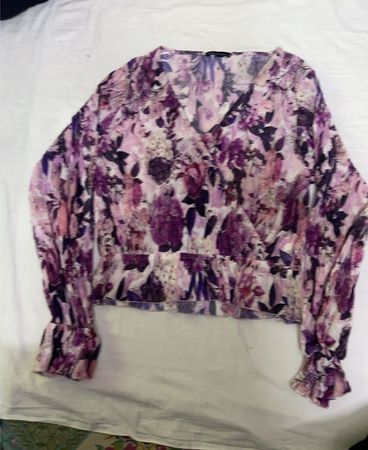 MOHITO Damen Bluse mit Blumenmuster
