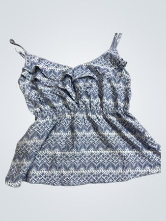 TALLY WEiGHT Blau- und Weiß gemustertes Kleid