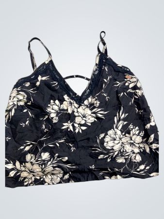 Rose Exclusive für M&S Schwarzer Blumenmuster Slip