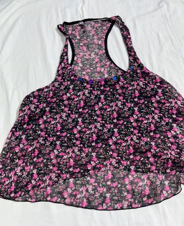 FA SISTERS Floral Print Tank Top