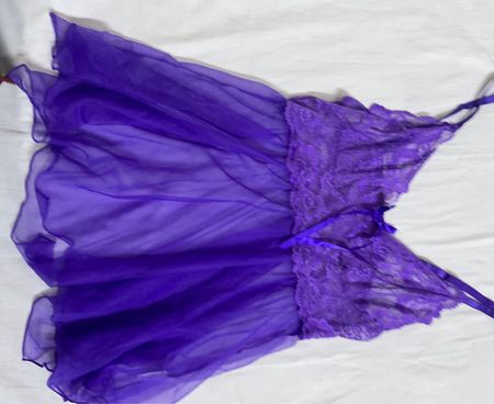 Avidlove Lila Durchsichtiger Babydoll Lingerie