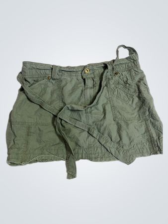 CUBUS Damen grüne Cargo-Shorts