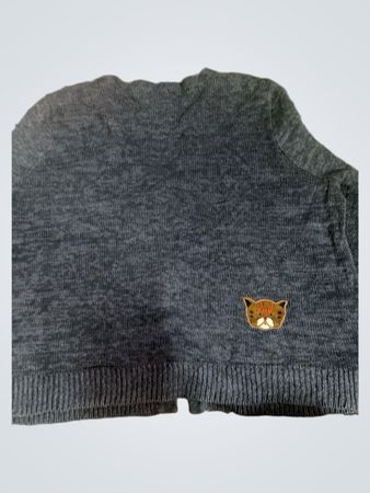Blue Cat Cardigan