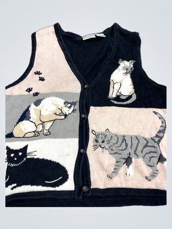 Blair Boutique Cat Knit Vest