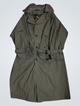 TOWNE FROM LONDON FOG Olive Green Trench Coat