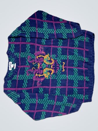Jacque&Koko Plaid Strickpullover