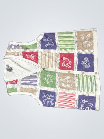 KORET FRANCISCA Damen gesteppte Patchwork-Strick ärmelloses Top