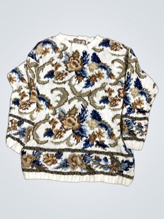 Crystal Kove Blumenmuster-Pullover
