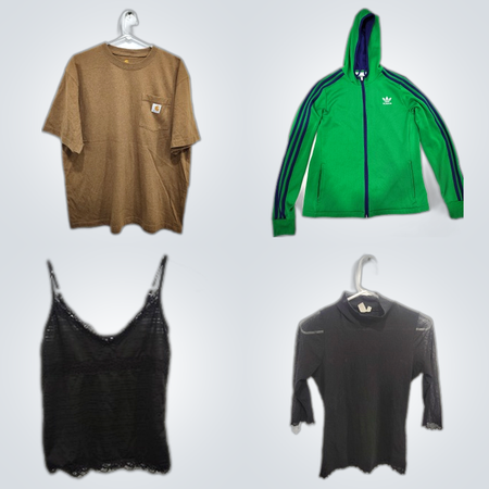 Adidas, Carhartt & More Top Picks Bundle - 10 Piece Women's Fashion Lot