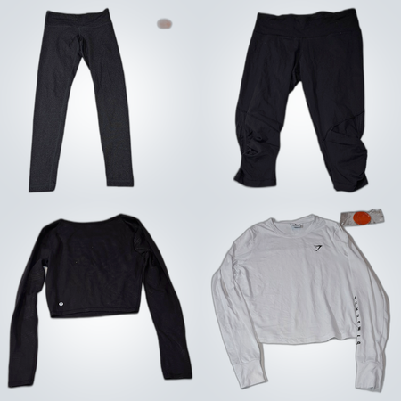 Lululemon, Gymshark & Adidas Bundle - 10 Piece Activewear Set