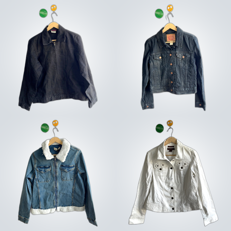 Denim Jacket Bundle: Universal Thread, Levi's & More Denim Jackets Collection