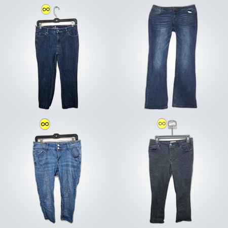 NYDJ, LOFT, Harley & More Denim Bundle: 7-teiliger Jeans- und Jacken-Set