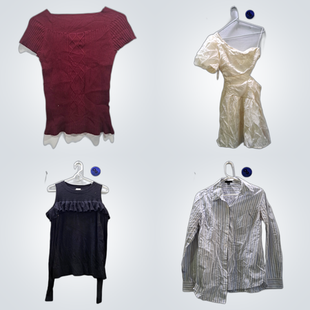 Fashionable Bundle: 20-Piece Women's & Men's Clothing Mix from American Eagle, Zara & More