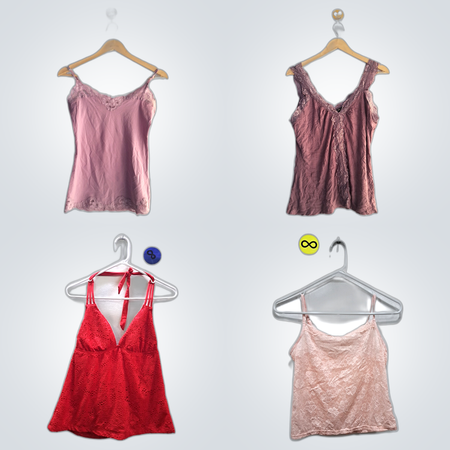 Spitzenbesatz-Camisole