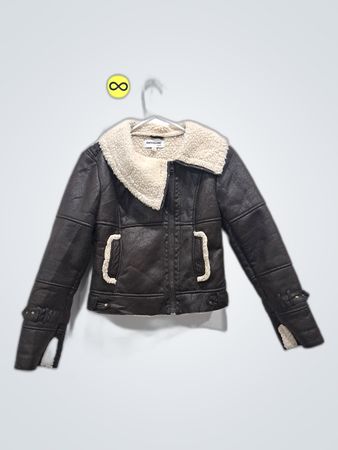 Cafeteria Kids Leather Jacket