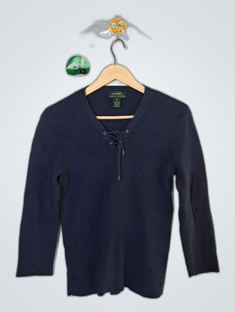 Pull en tricot à lacets Ralph Lauren