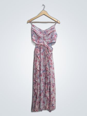 VICII Floral Ruffle Dress