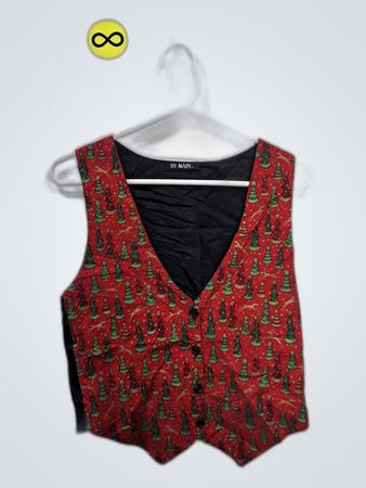 Christmas Tree Pattern Vest