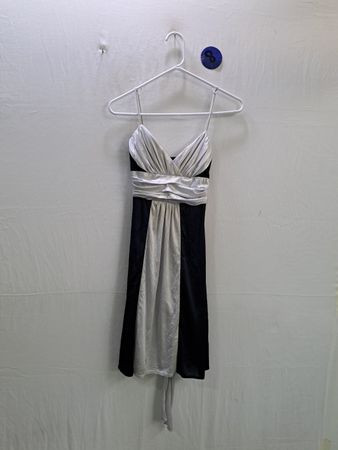 City Studio Black and White Dress