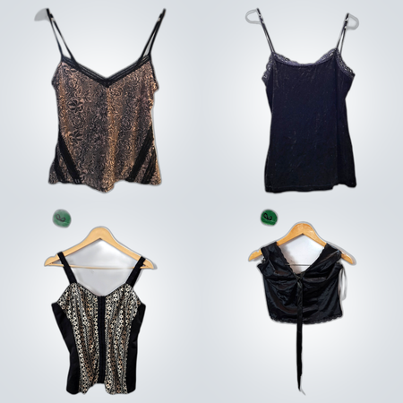 Y2K Lace Trim Camisoles Bundle