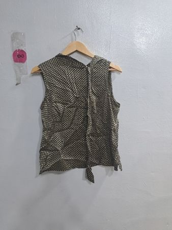 Unbranded Polka Dot Sleeveless Hooded Top