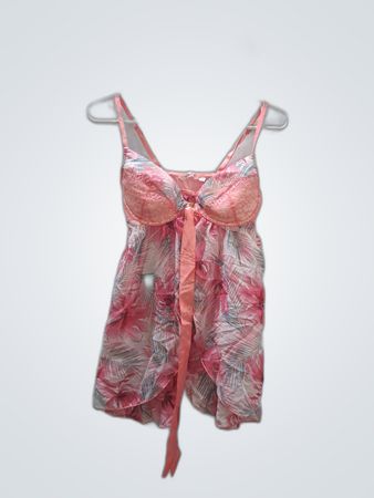 La Vie en Rose Floral Lace Slip Dress