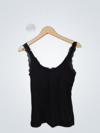 Cosabella Black Lace Trim Camisole