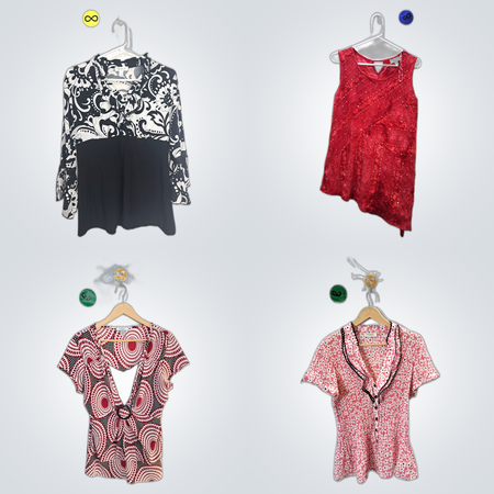 Dressbarn Printed Blouses Bundle