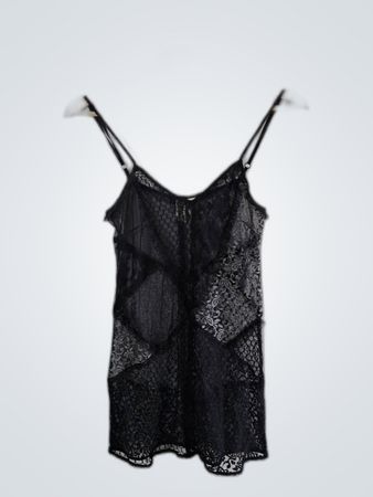 Black Lace Camisole Top