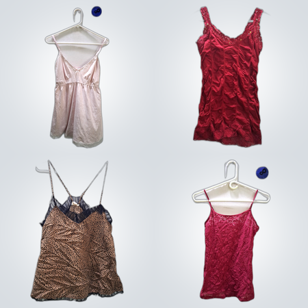 Y2K Lace Trim Camisoles