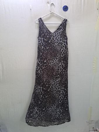 Robe nuisette imprimé léopard