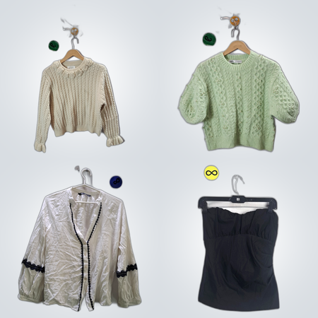 Y2K Printed Blouses Bundle