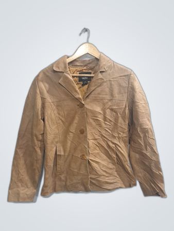 Moschino Leather Blazer Jacket