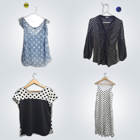 Y2K Polka Dot Skirts