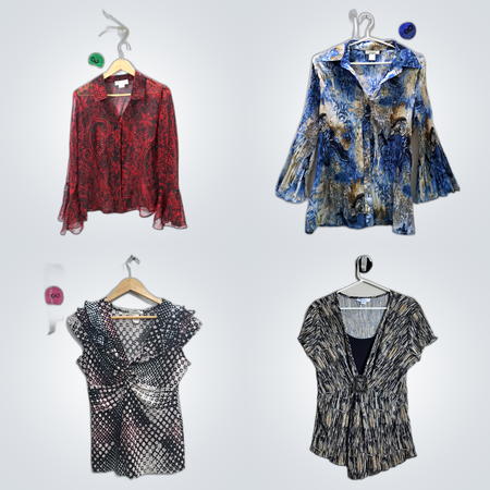 Dressbarn Y2K Printed Blouses
