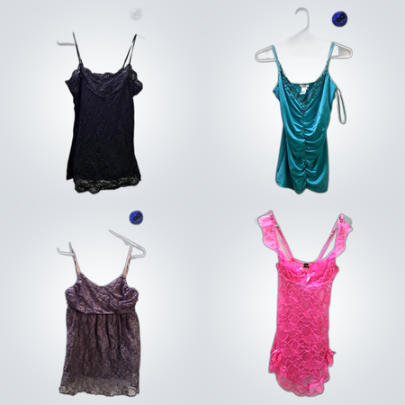 Y2K Lace Trim Camisoles