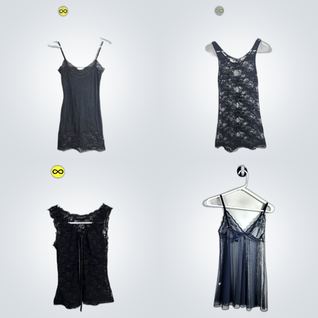 Y2K Lace Trim Camisoles