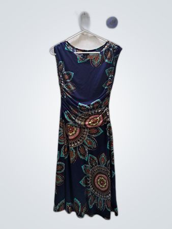 En Focus Studio Floral Print Midi Dress