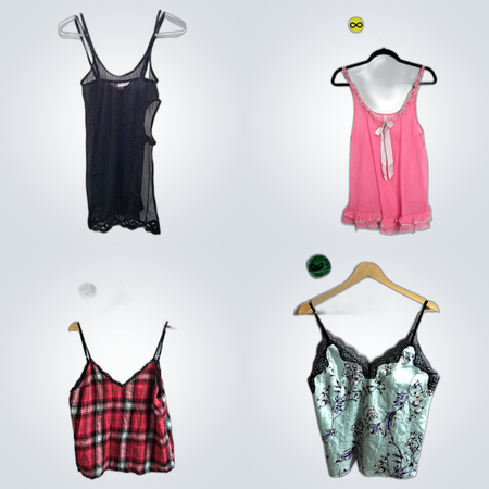 Victoria's Secret Y2K Lace Trim Camisoles