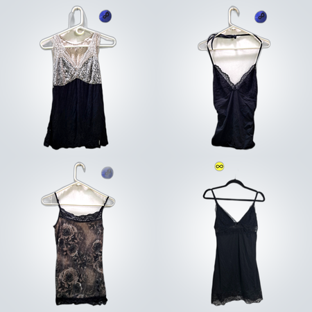 Y2K Lace Trim Camisoles