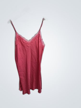 Victoria's Secret Pink Lace Trim Slip Dress