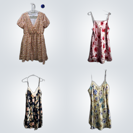 Y2K Floral Mini Dresses
