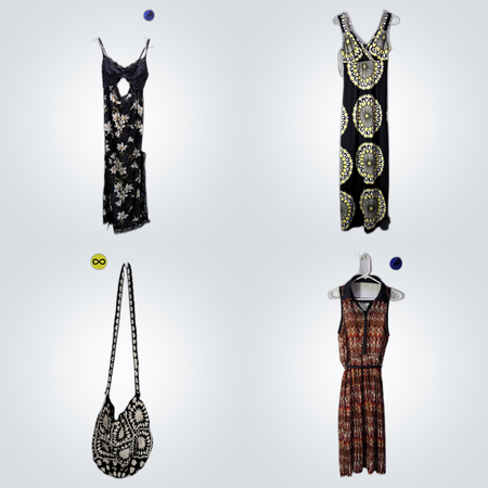 Y2K Boho Belt Dresses